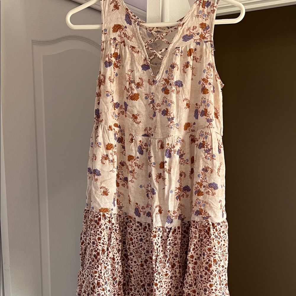 Rewind Floral Crisscross Dress